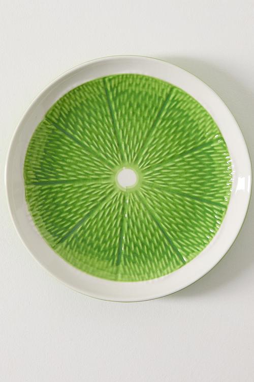 Green Citrus Plate - 18cm