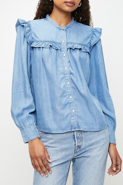 Jadine denim cami tank - dazzle me trucker