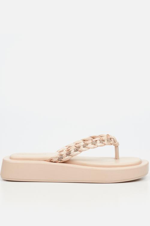 Coconut 11 braided thick sandal - neutral