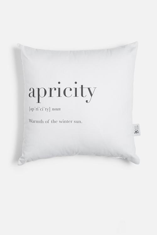 Apricity printed cushion