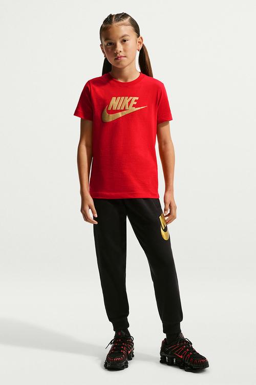 Kids Nike Sportswear Club Metallic Tee