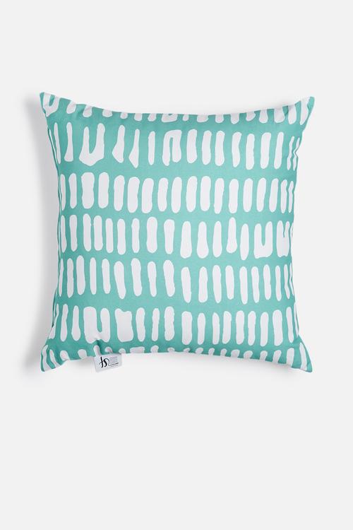 Azure printed cushion