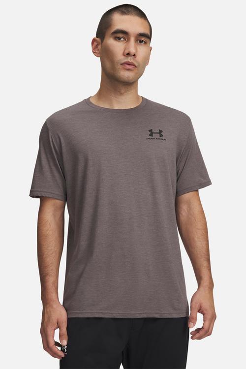  UA Sportstyle Left Chest Short Sleeve T-Shirt -Grey