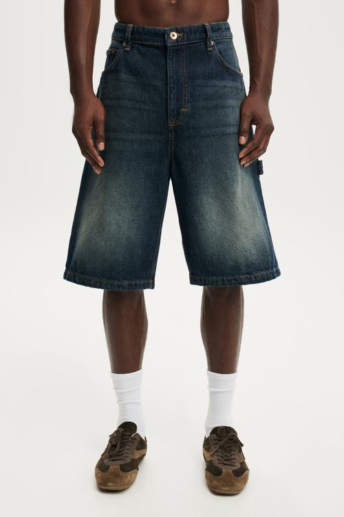 Super Baggy Jort - Carpenter Worn Blue
