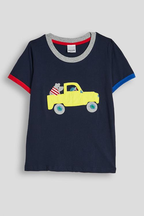 Truck placement tee - navy