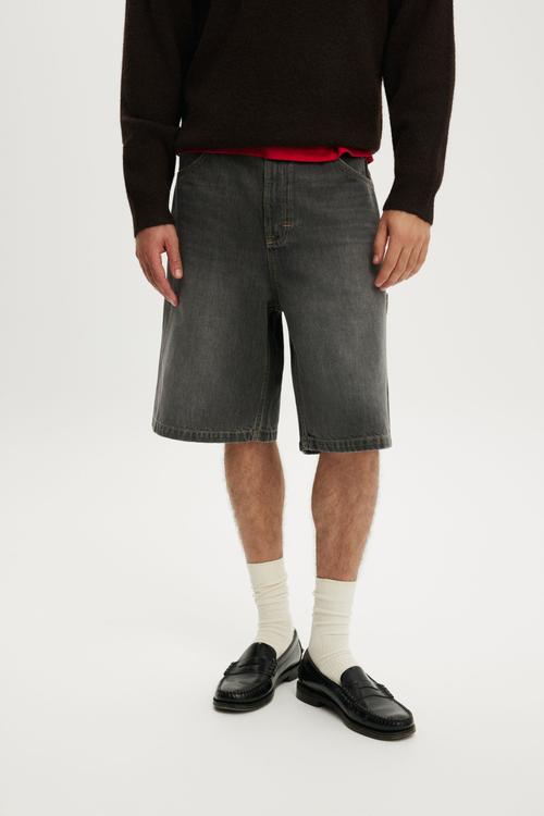 Super Baggy Jort - Carpenter Smokey Washed Grey