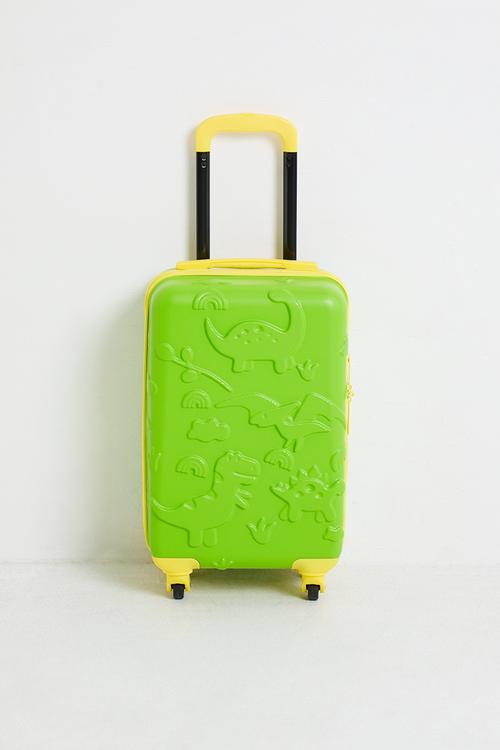 Dino kids suitcase - Green
