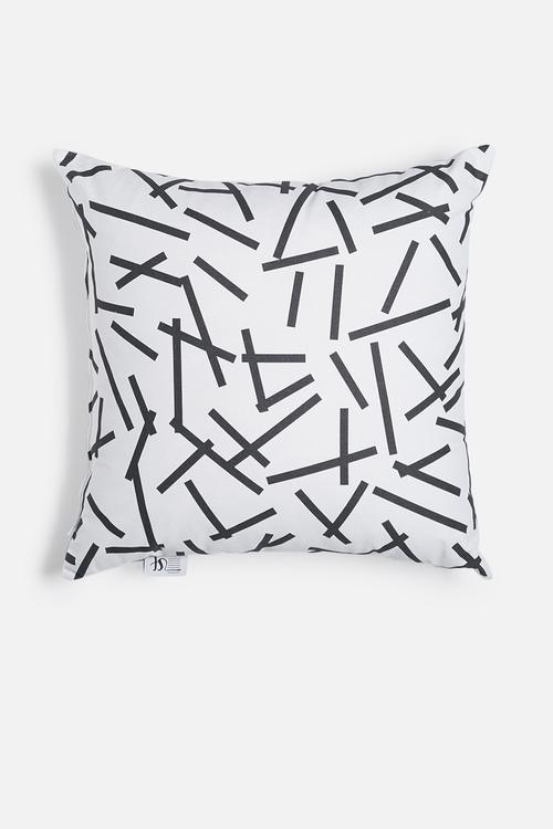 Confetti printed cushion