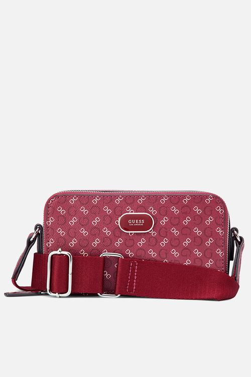 Marsala Mini Crossbody Top Zip - Dark Cherry