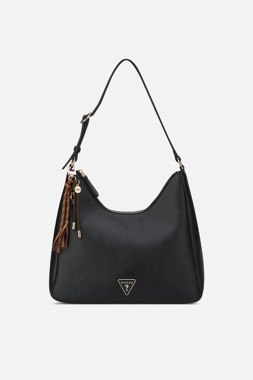 Wells Shoulder Satchel - Black