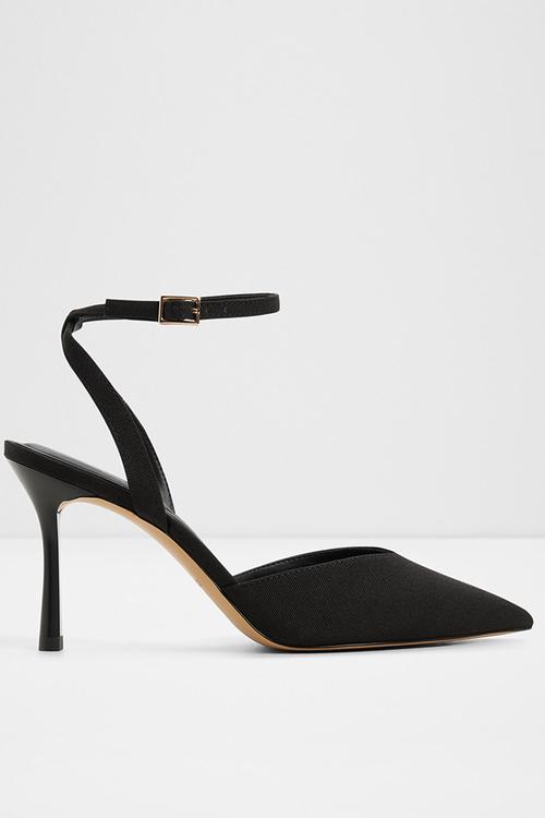 Carolling closed toe ankle strap - other black