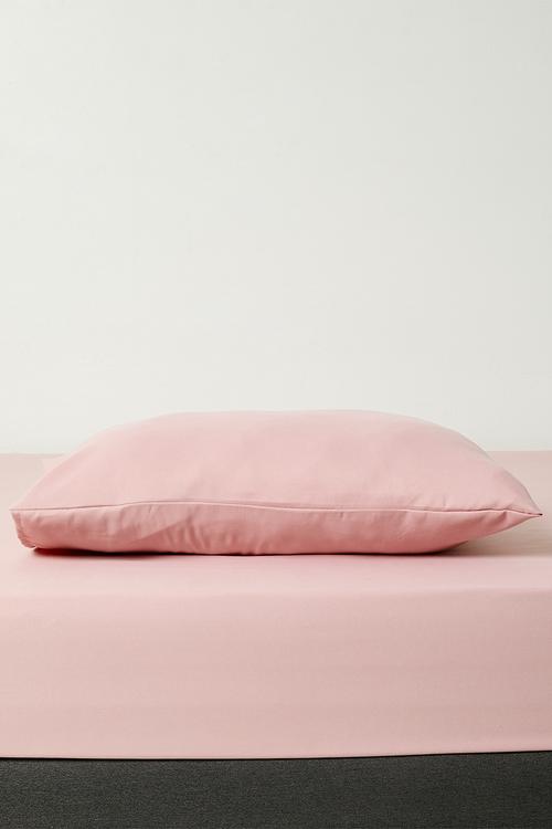Super Soft 90gsm Microfiber Blush Pink Standard Pillowcase 1