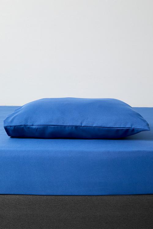 Super Soft 90gsm Microfiber Vivid Navy Standard Pillowcase 1