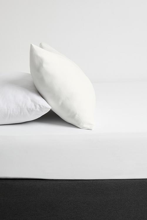 White Standard Pillowcase