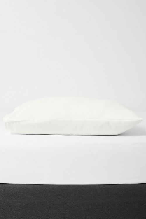 Super Soft 90gsm Microfiber White Standard Pillowcase 1