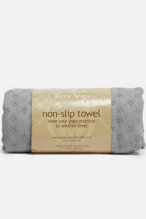 Non-slip yoga towel