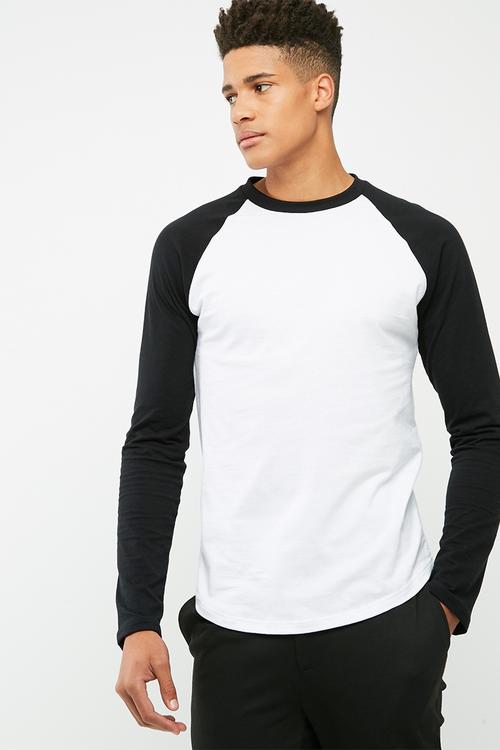 Plain raglan tee