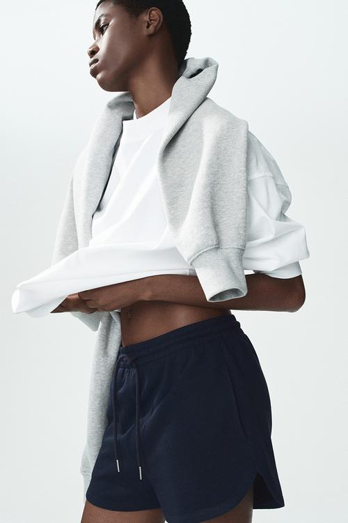 Sweatshirt shorts - dark blue