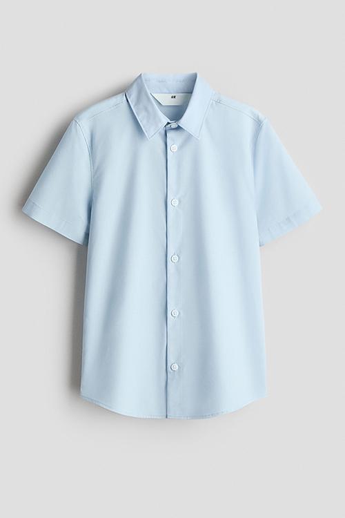 Easy-iron shirt - light blue
