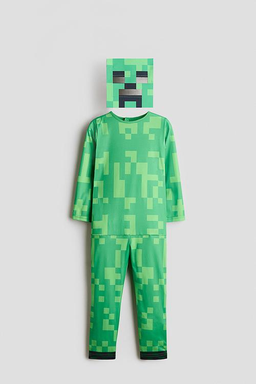 Fancy dress costume - green/minecraft