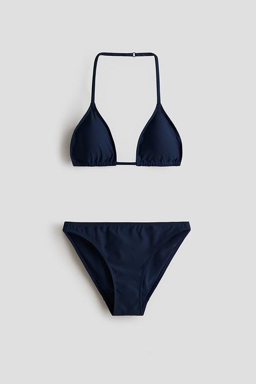 Triangle bikini - navy blue
