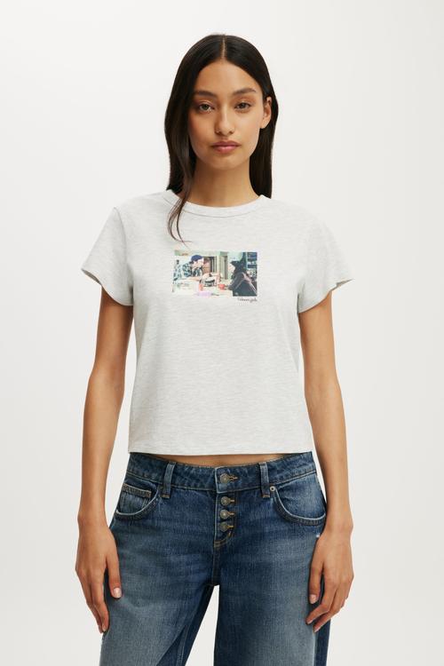 Lcn Original Graphic Tee - Lcn Wb Gilmore Girls Lukes/Soft Grey Marle