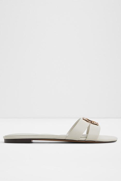 Sunray slide - white/bone