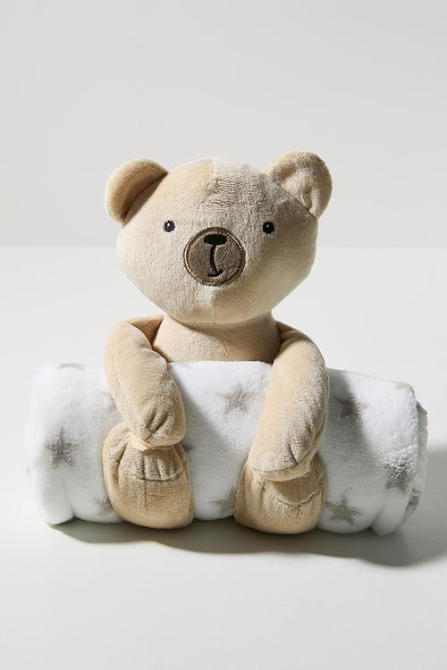 Teddy Blanket combo - Brown
