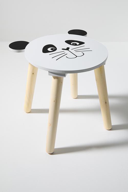 Panda Stool - White