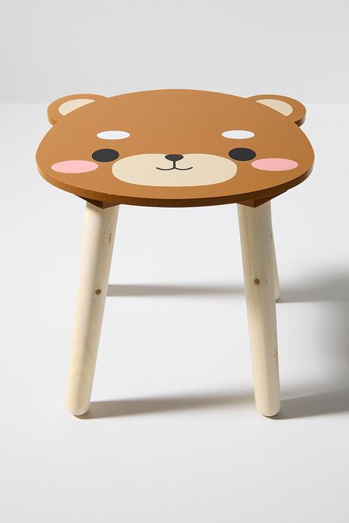Teddy Bear Stool - Brown