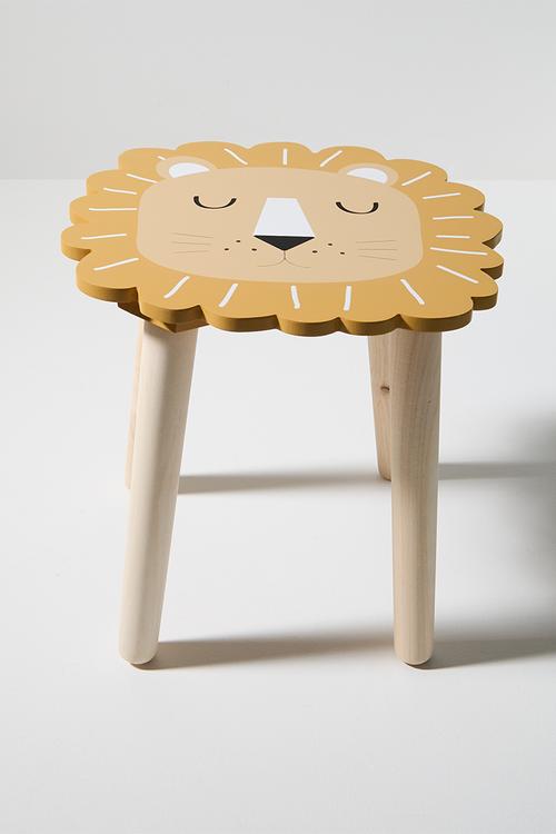 Lion Stool - Natural