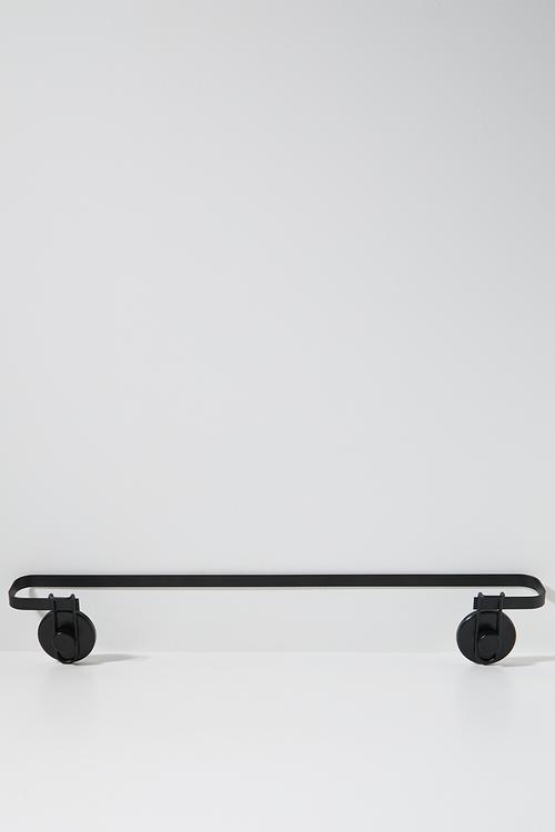 Suction towel rack black 60cm