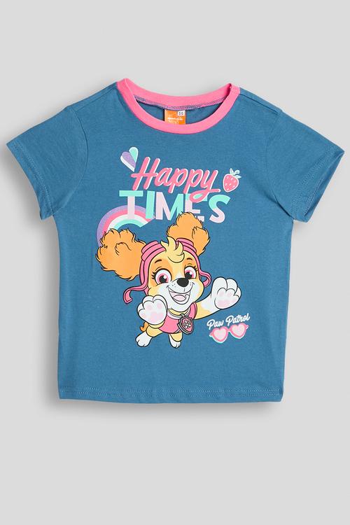 Paw Patrol tee - vallarta blue