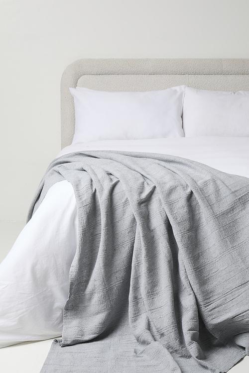 Cotton Blanket - Grey