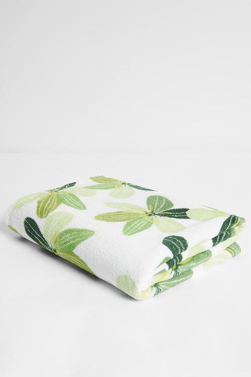Floral Fleece Throw - Multi