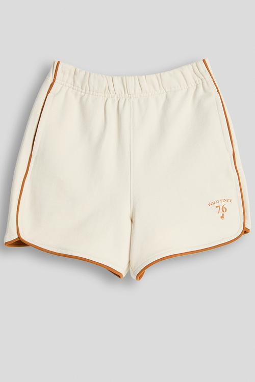 Girls Gemma Curved Hem Short - Light Stone