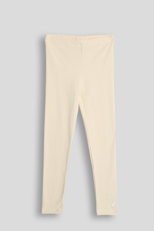 Girls Maya Fashion Full Length Legging - Stone