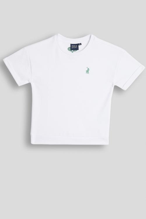Girls Kim Sport Short sleeve Tee - White