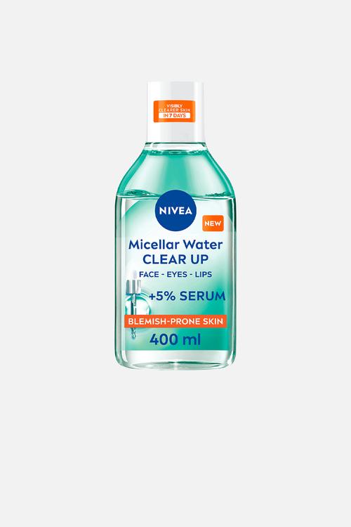 Clear Up Face Micellar Water 5% Serum Effective Make-up & SPF filters Removal - 400ml