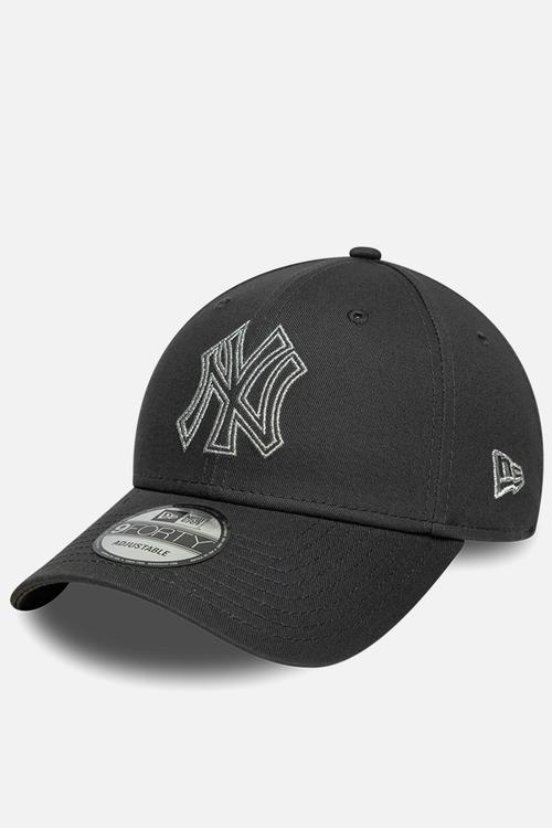 Metallic Outline 9Forty Neyyan  Stcmts - Grey