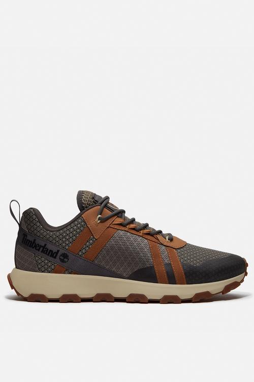 WINSOR TRAIL LOW LACE UP SNEAKER MID GREY