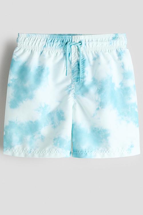 Swim shorts - turquoise/tie-dye