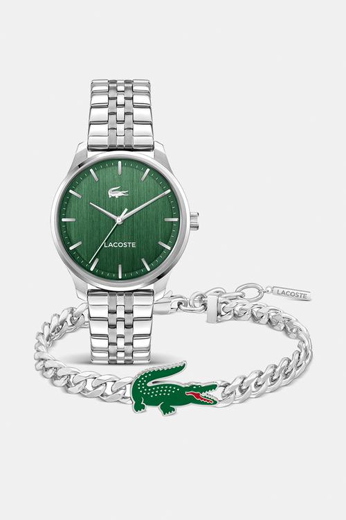 Lisbon Gift Set  2070065 Watch - Silver/Green