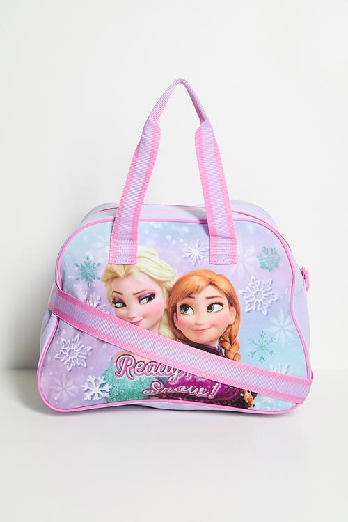 Frozen Ready Set Snow Value Holdall - pink