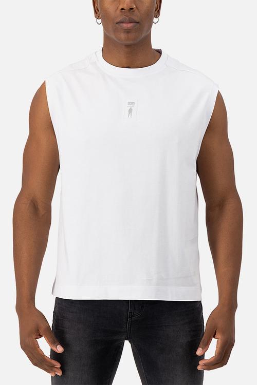 Recon Batallion Sleeveless Tee  - White