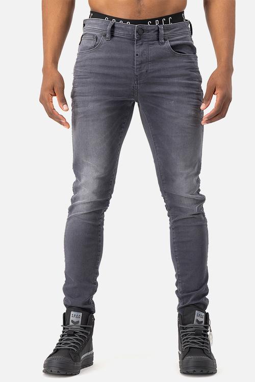 Silver Haze Jeans - Light Grey