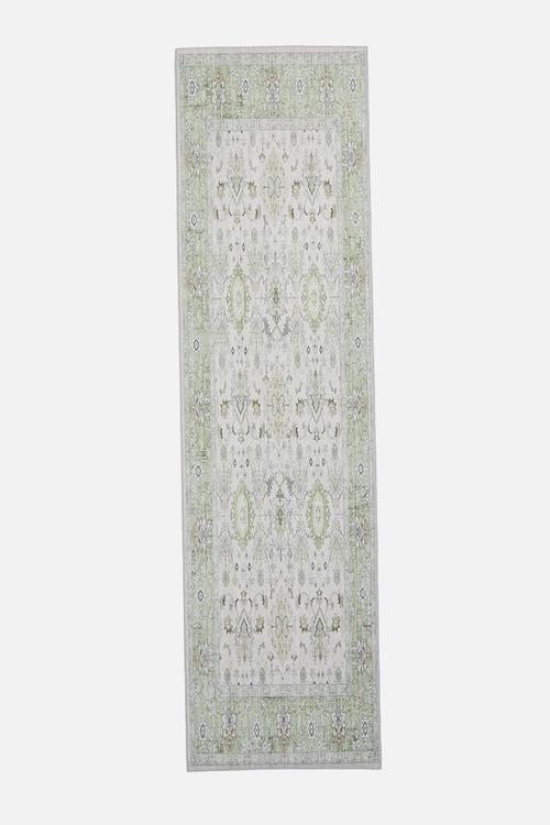Nara Vintage Antique Runner - Sage
