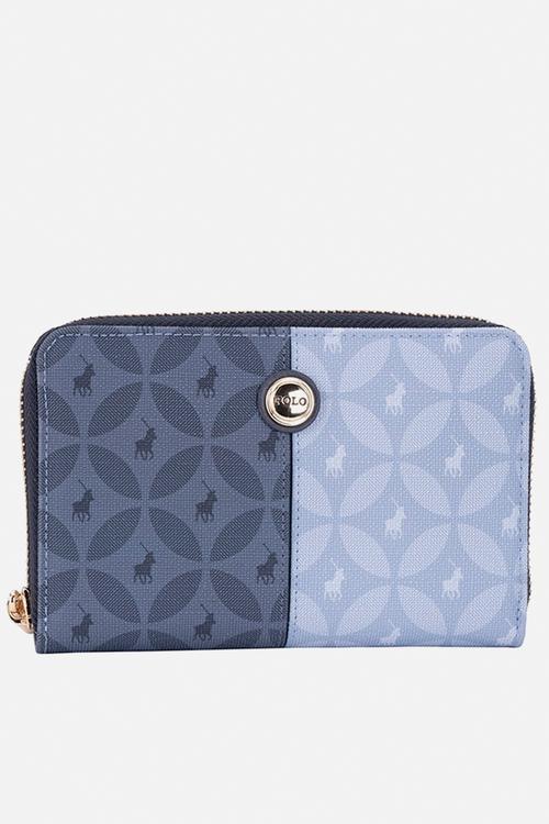 Tango Medium Zip Around Purse - Blue