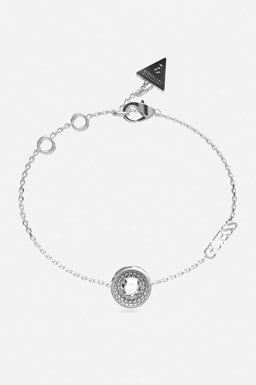 Unique Solitaire Bracelet - Silver