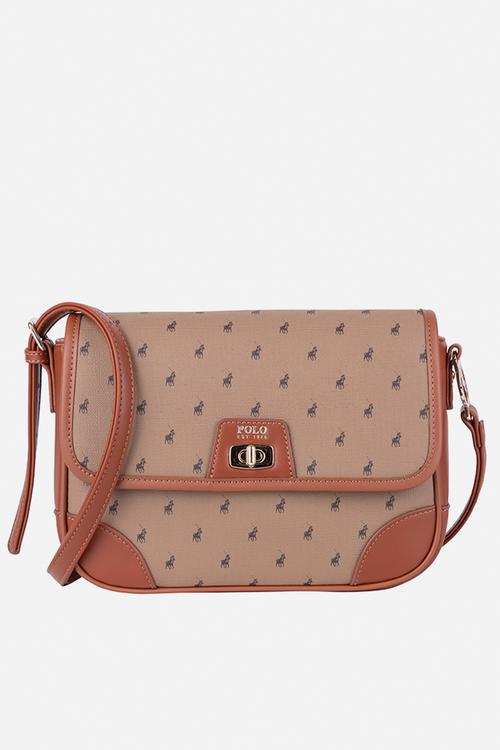 Encore Flapover Bag - Camel
